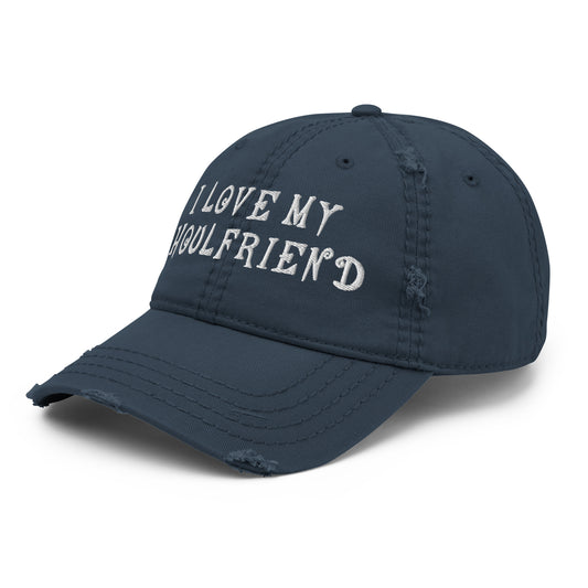 I Love My Ghoulfriend | Distressed Hat