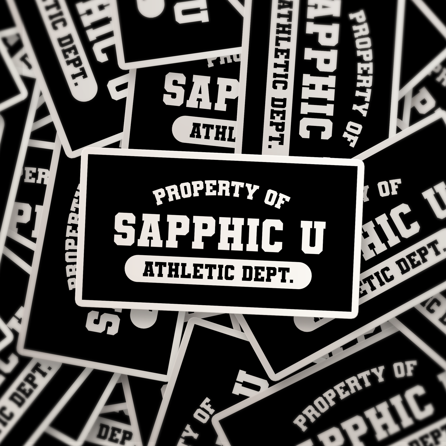 Property of Sapphic University Athletic Department | Sticker