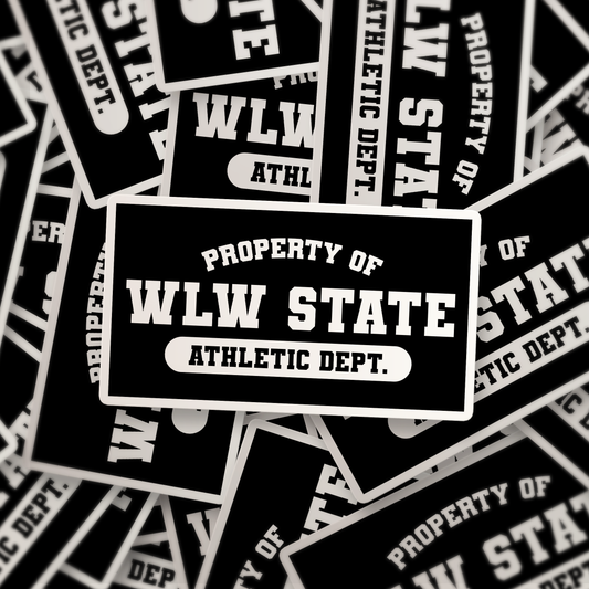Property of WLW State Athletic Department | Sticker