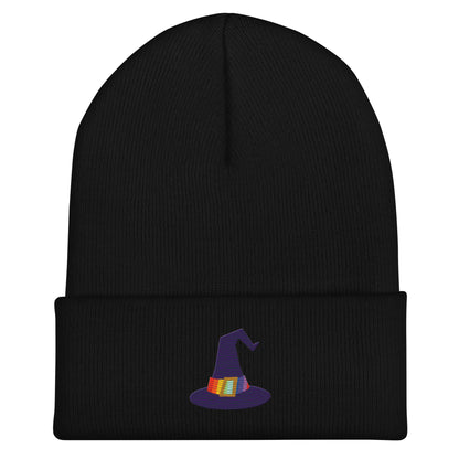 Rainbow Witch Hat | Cuffed Beanie