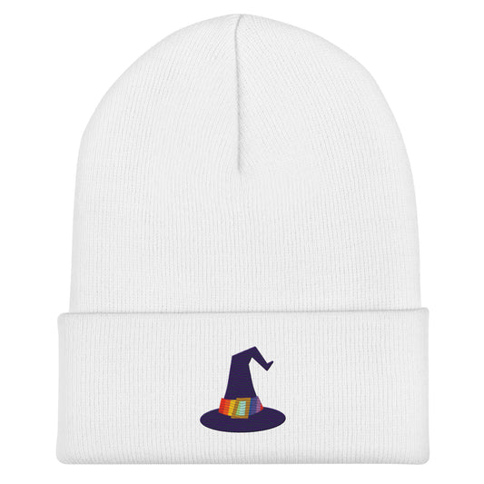 Rainbow Witch Hat | Cuffed Beanie