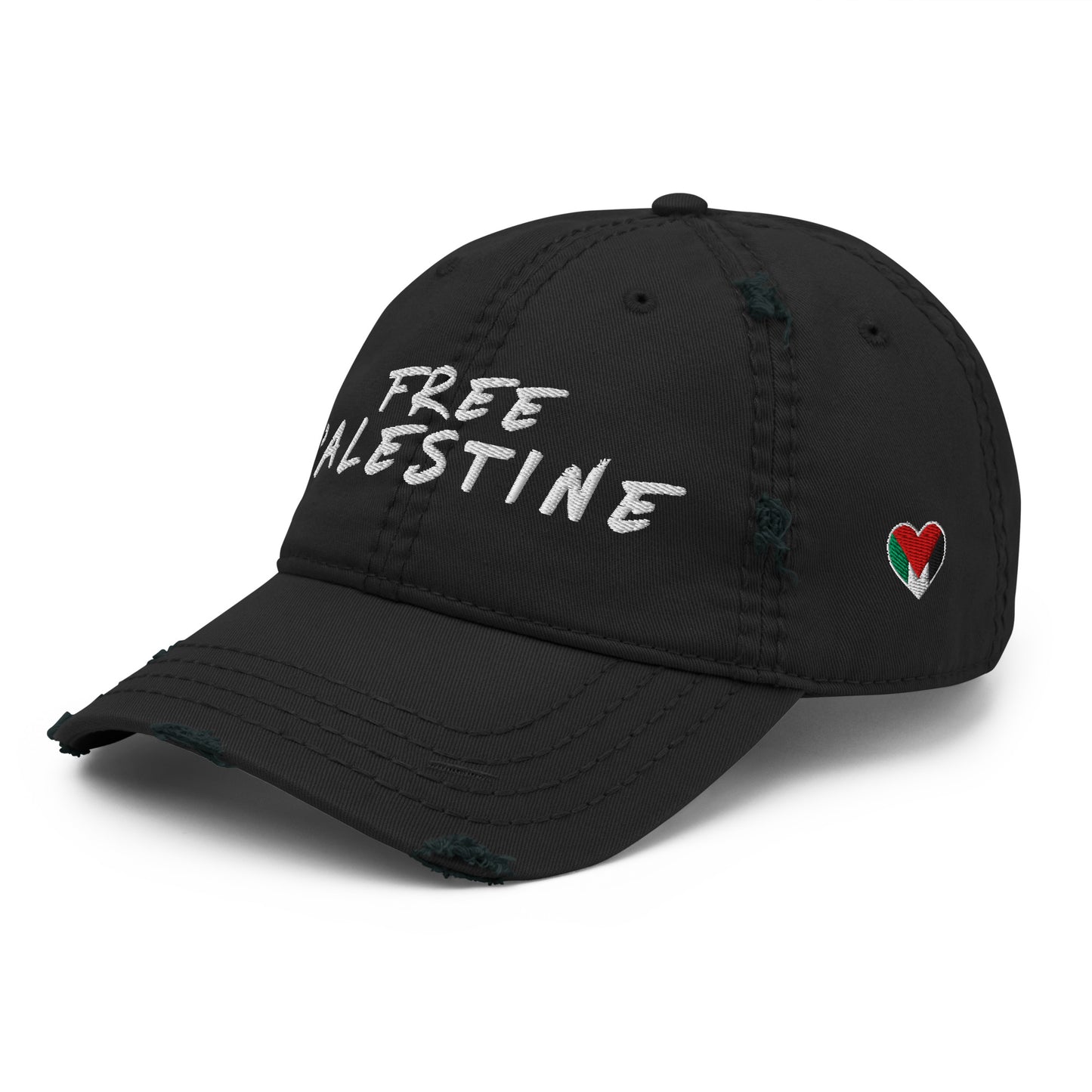 Free Palestine | Distressed Hat