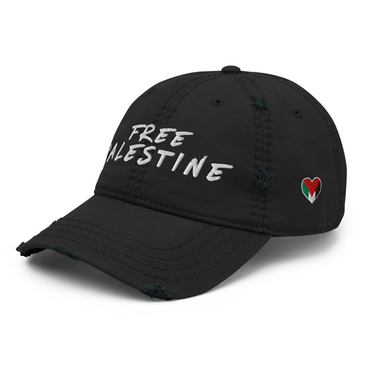 Free Palestine | Distressed Hat